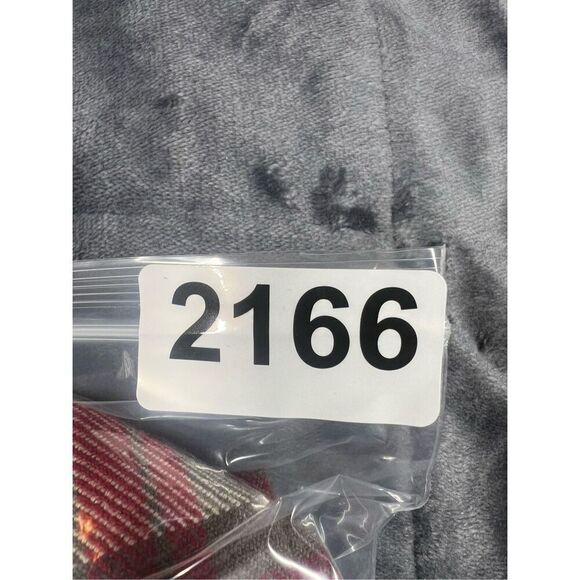 Prana Men’s Flannel Shirt Red‎ Gray Flannel Sz M Button Up Outdoor Gorpcore Hike - Picture 7 of 7